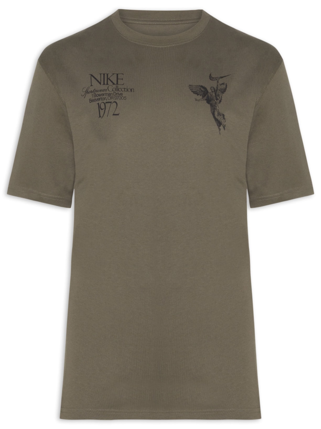 Camiseta Masculina Nsw Tee M90 Wings Victor - Marrom