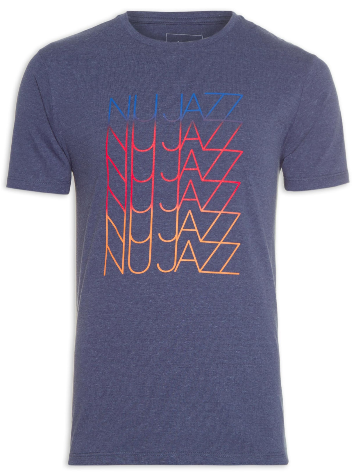Camiseta Masculina Nu Jazz - Azul