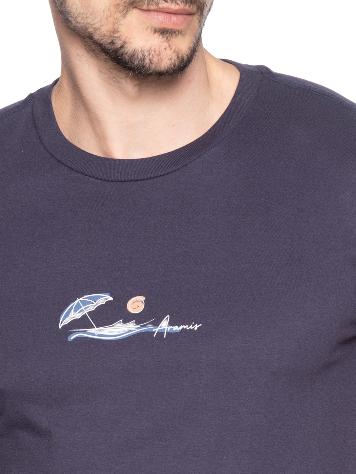Camiseta Masculina Oceano (PA) Azul Aramis