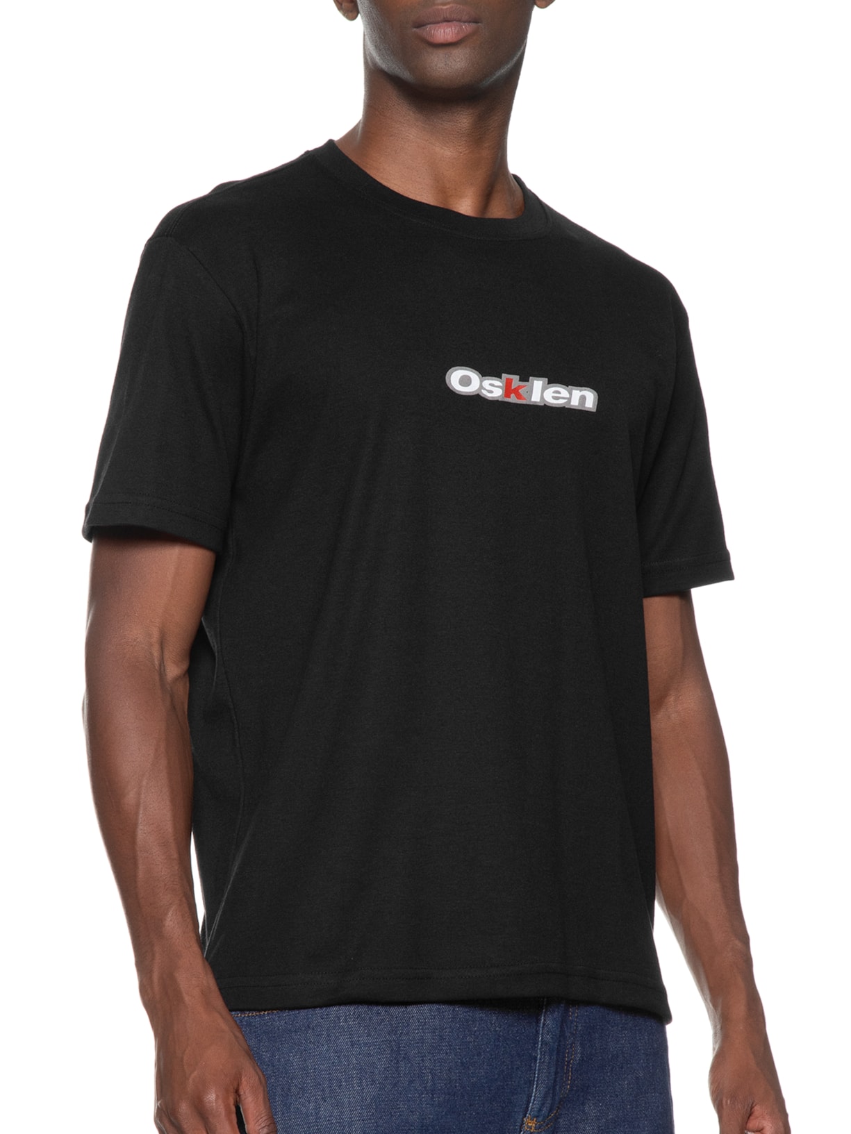 Camiseta Masculina Old Masculino Preto Osklen
