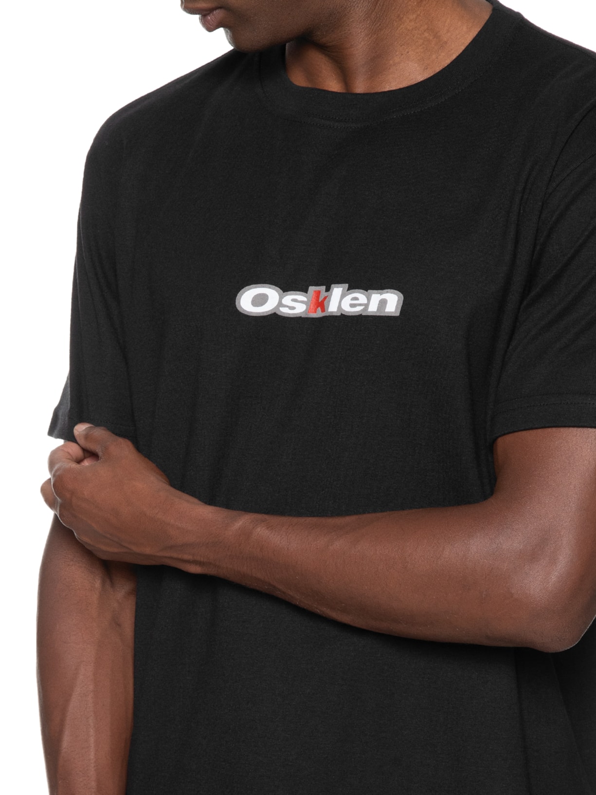 Camiseta Masculina Old Masculino Preto Osklen