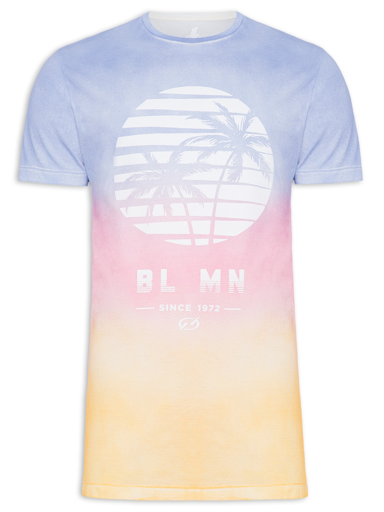 Camiseta Masculina Ombre - Azul
