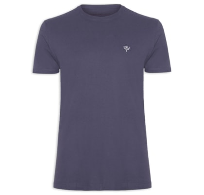 Camiseta Masculina Omega Peito - Azul