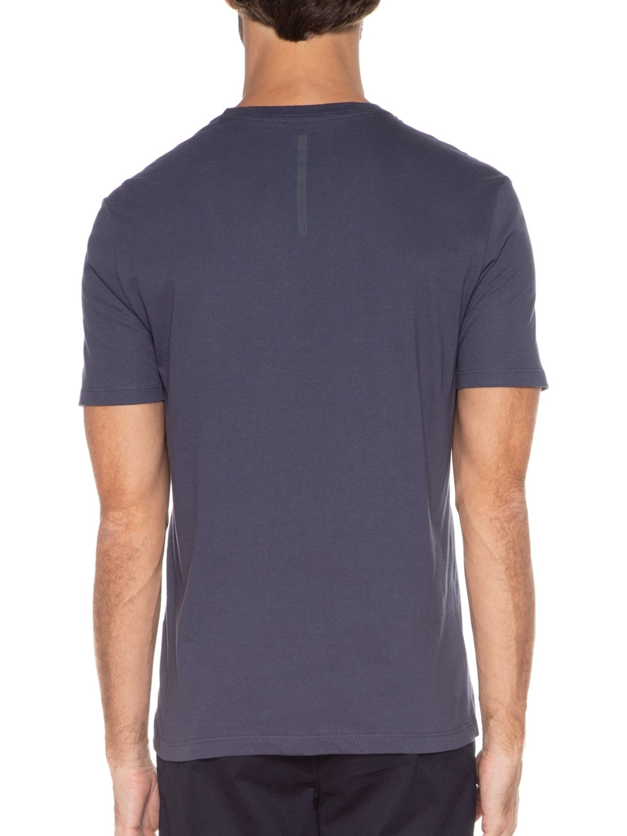 Camiseta Masculina Omega Peito Azul Calvin Klein Jeans