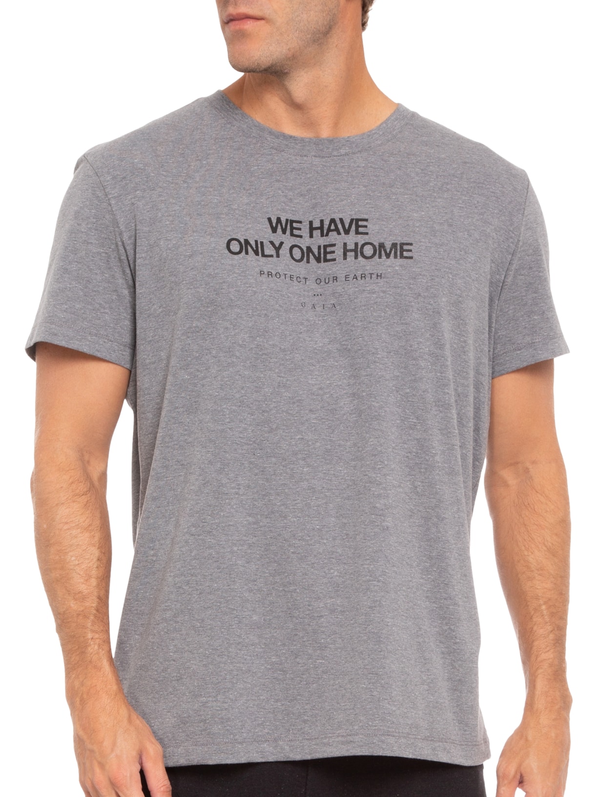 Camiseta Masculina Only One Home Cinza Osklen