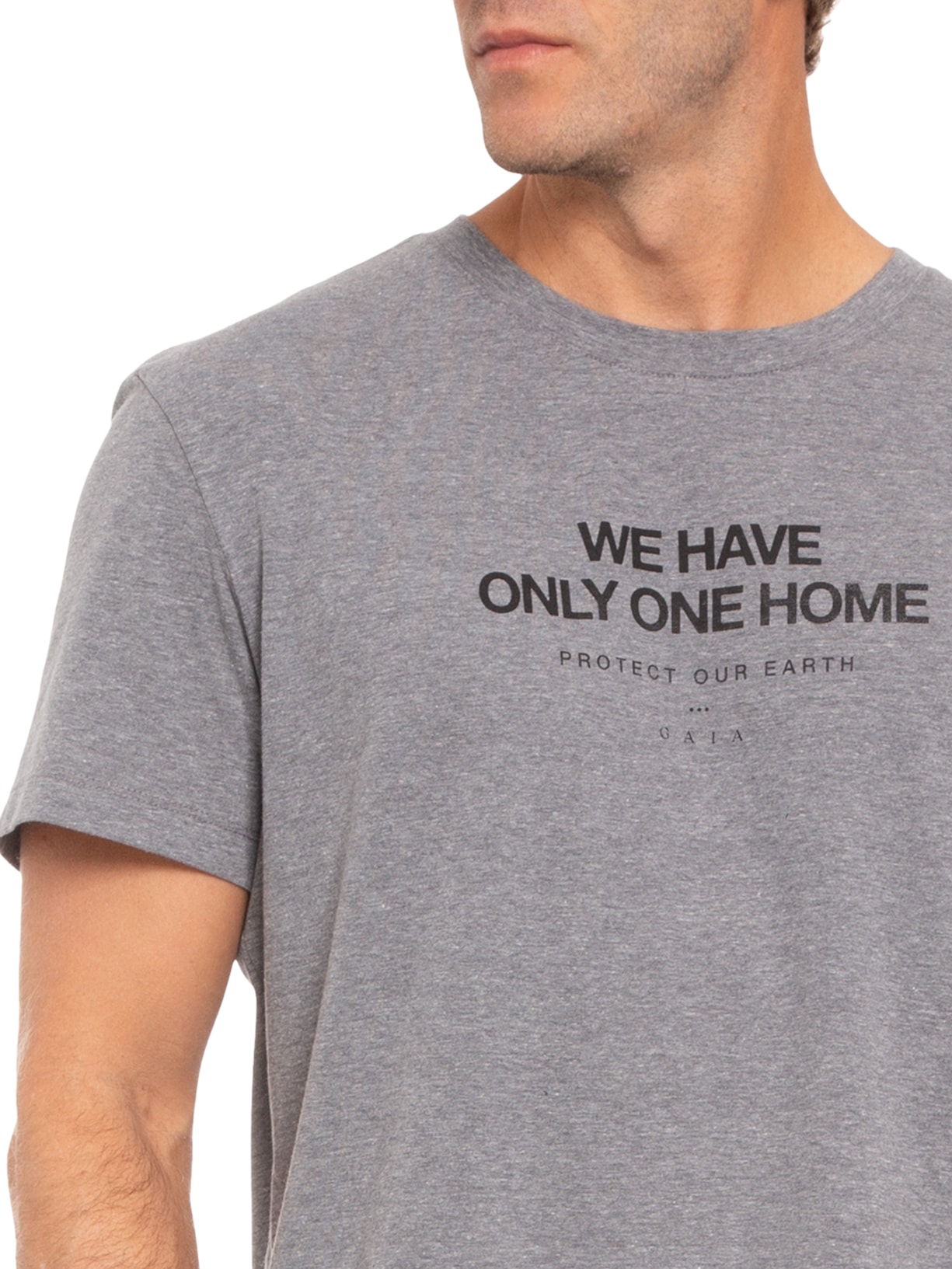 Camiseta Masculina Only One Home Cinza Osklen
