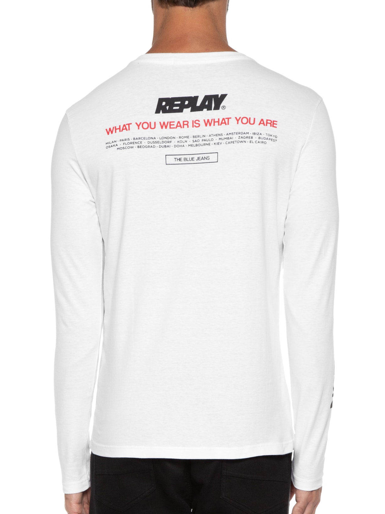 Camiseta Masculina Ordinary Branco Replay