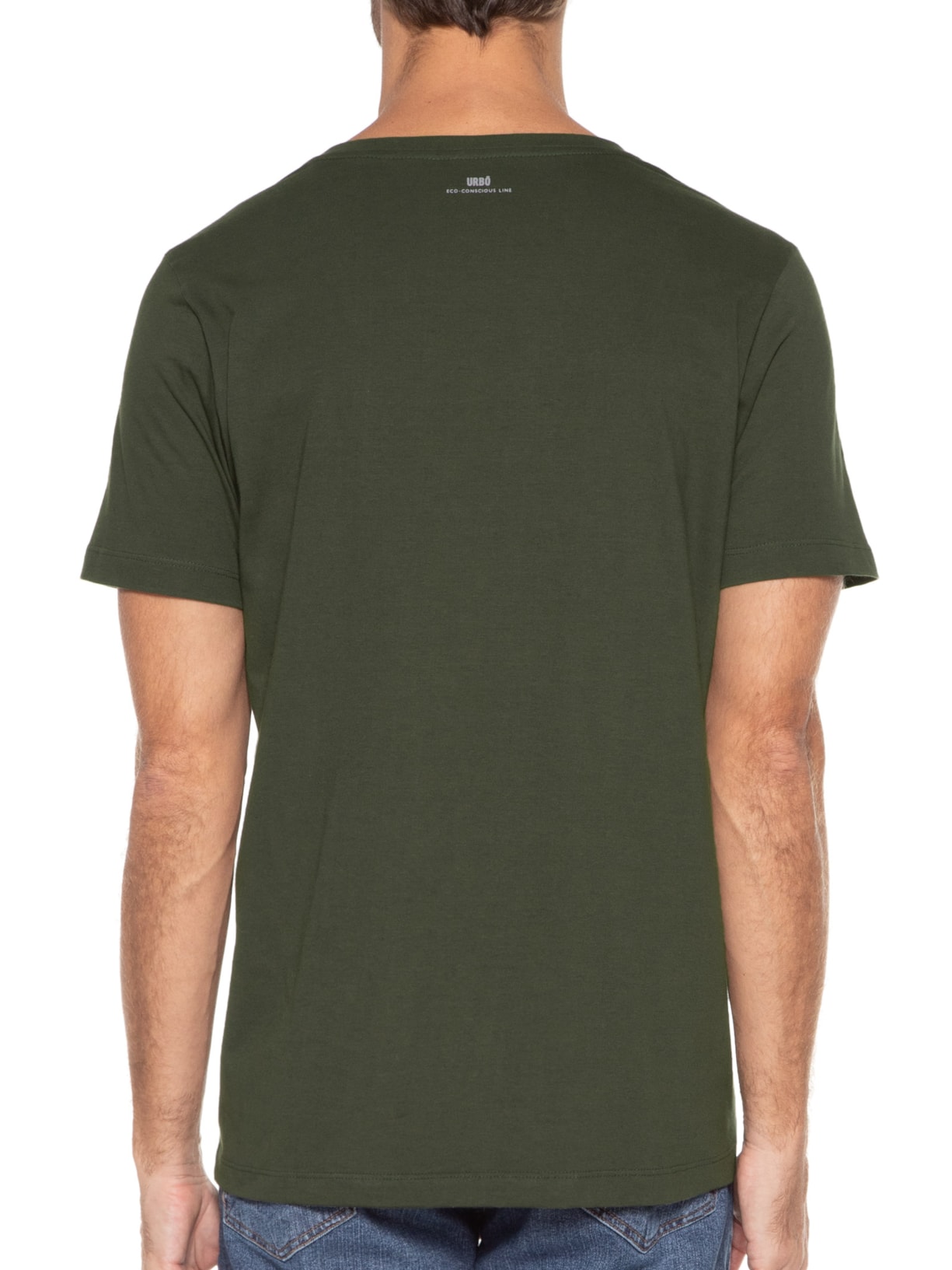 Camiseta Masculina Organic Cotton Verde Urbô