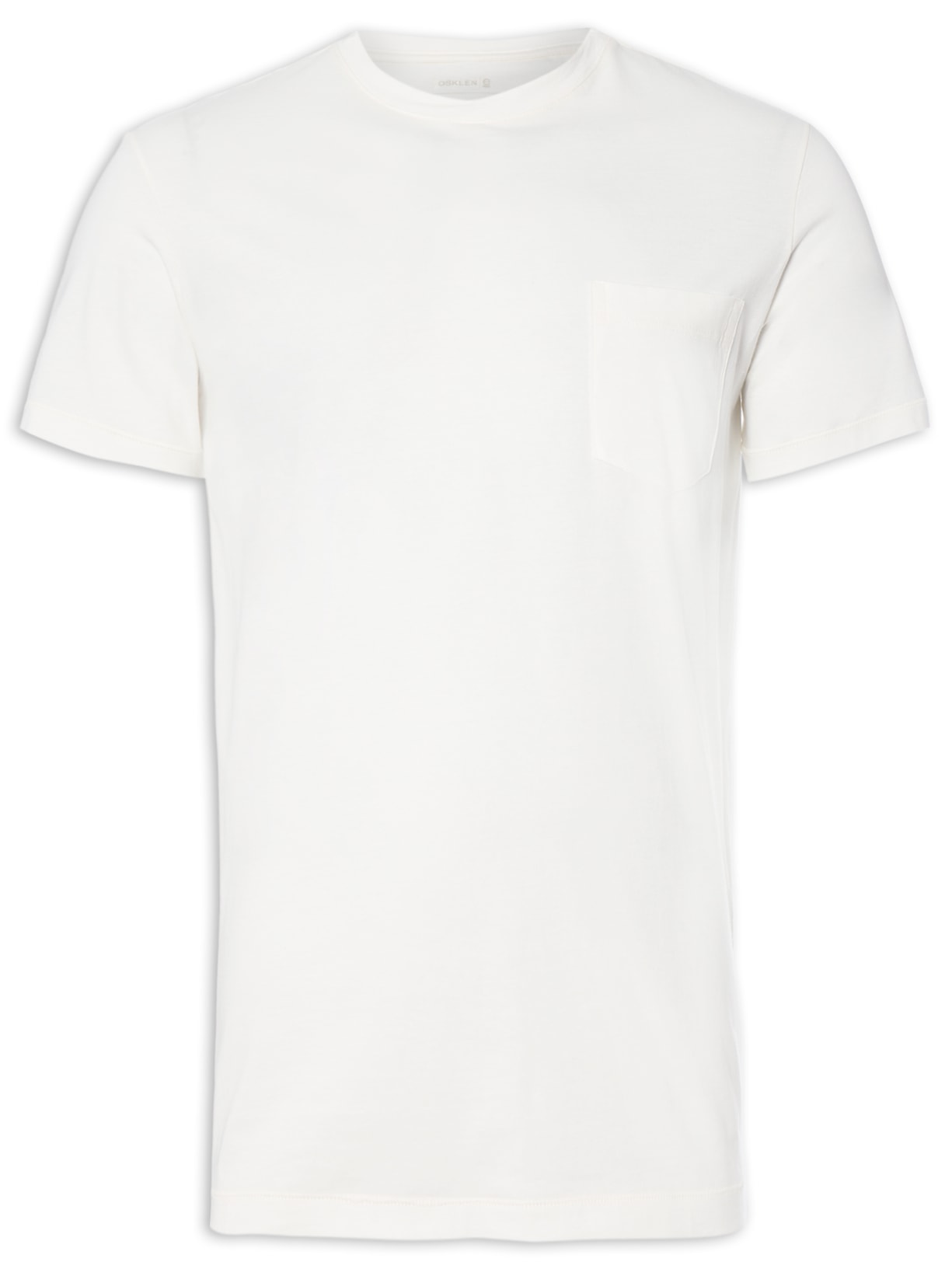 Camiseta Masculina Organic E-Basics - Branco