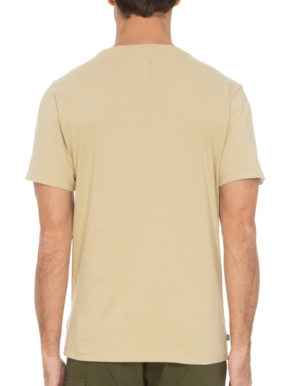 Camiseta Masculina Organic Person Bege Von Der Volke