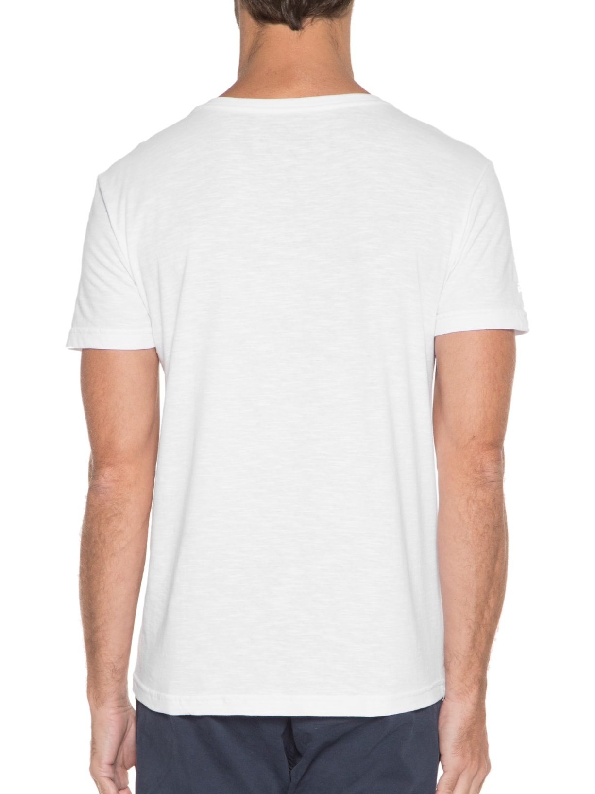 Camiseta Masculina Organic Rough Words Branco Osklen