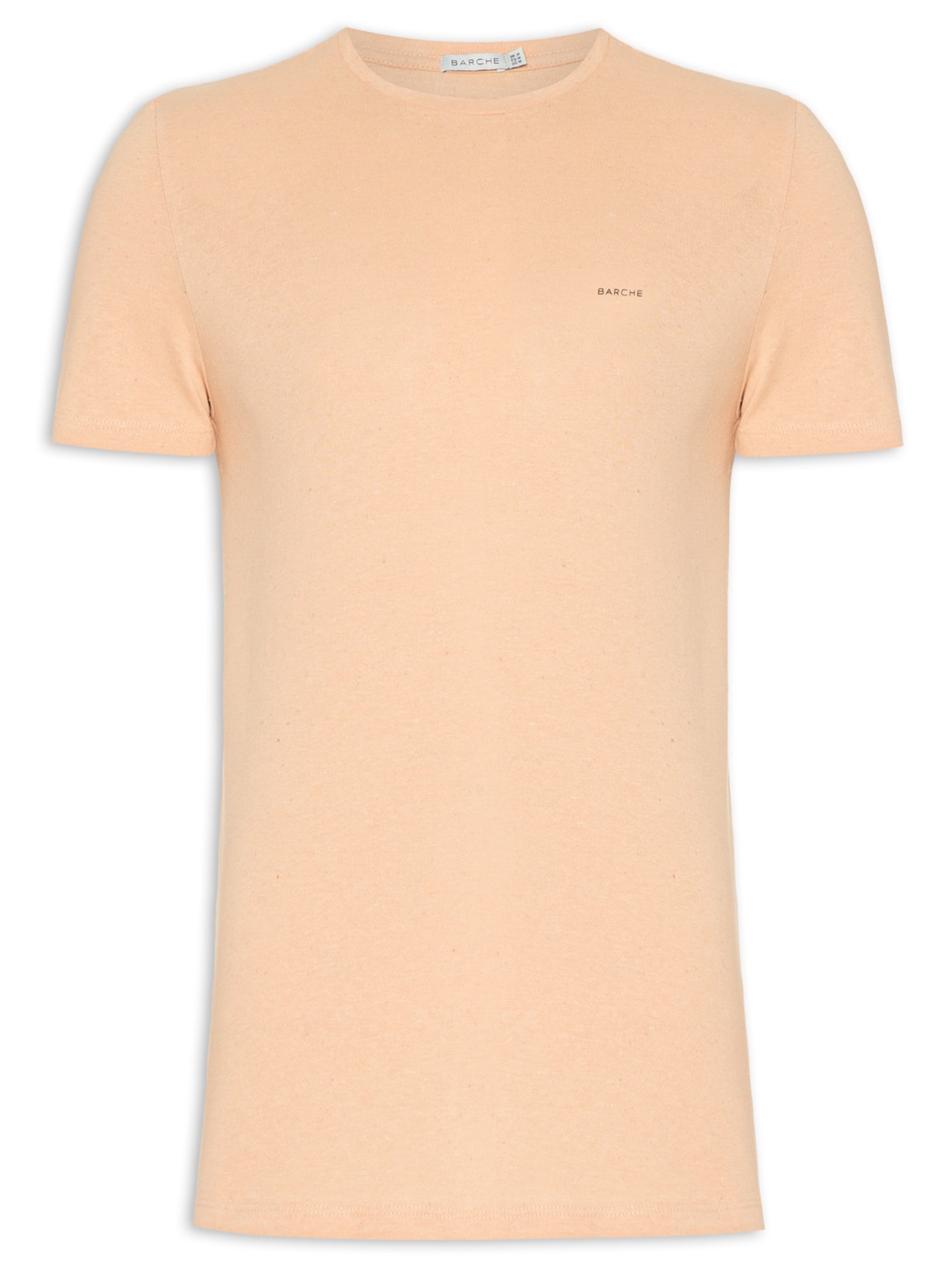 Camiseta Masculina Orgânica Estampada - Bege