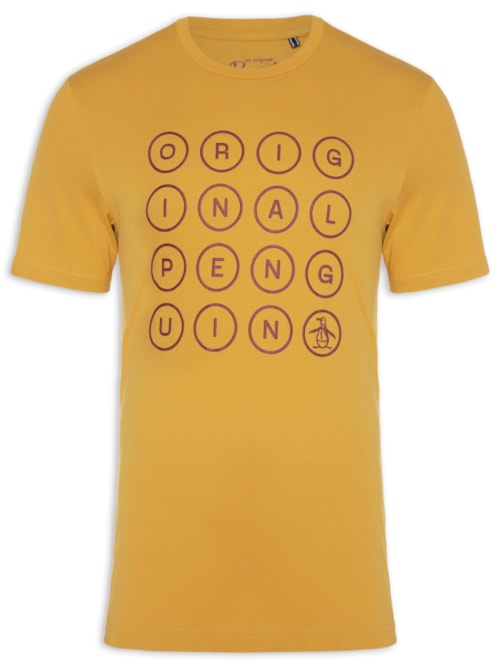 Camiseta Masculina Original Estampada - Amarelo