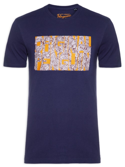 Camiseta Masculina Original Estampada - Azul
