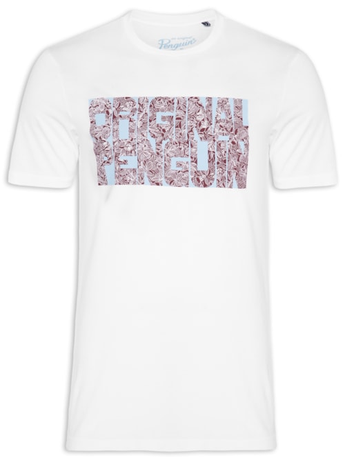 Camiseta Masculina Original Estampada - Off White