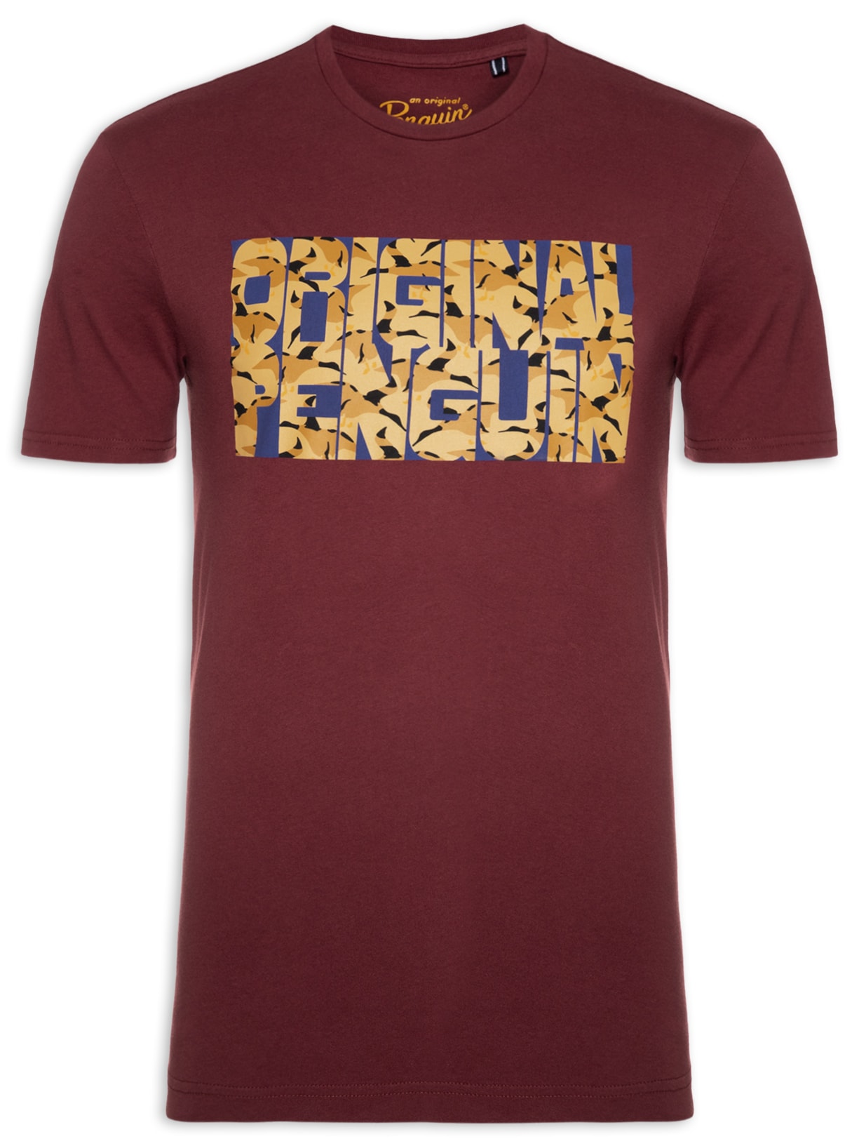 Camiseta Masculina Original Estampada - Vinho