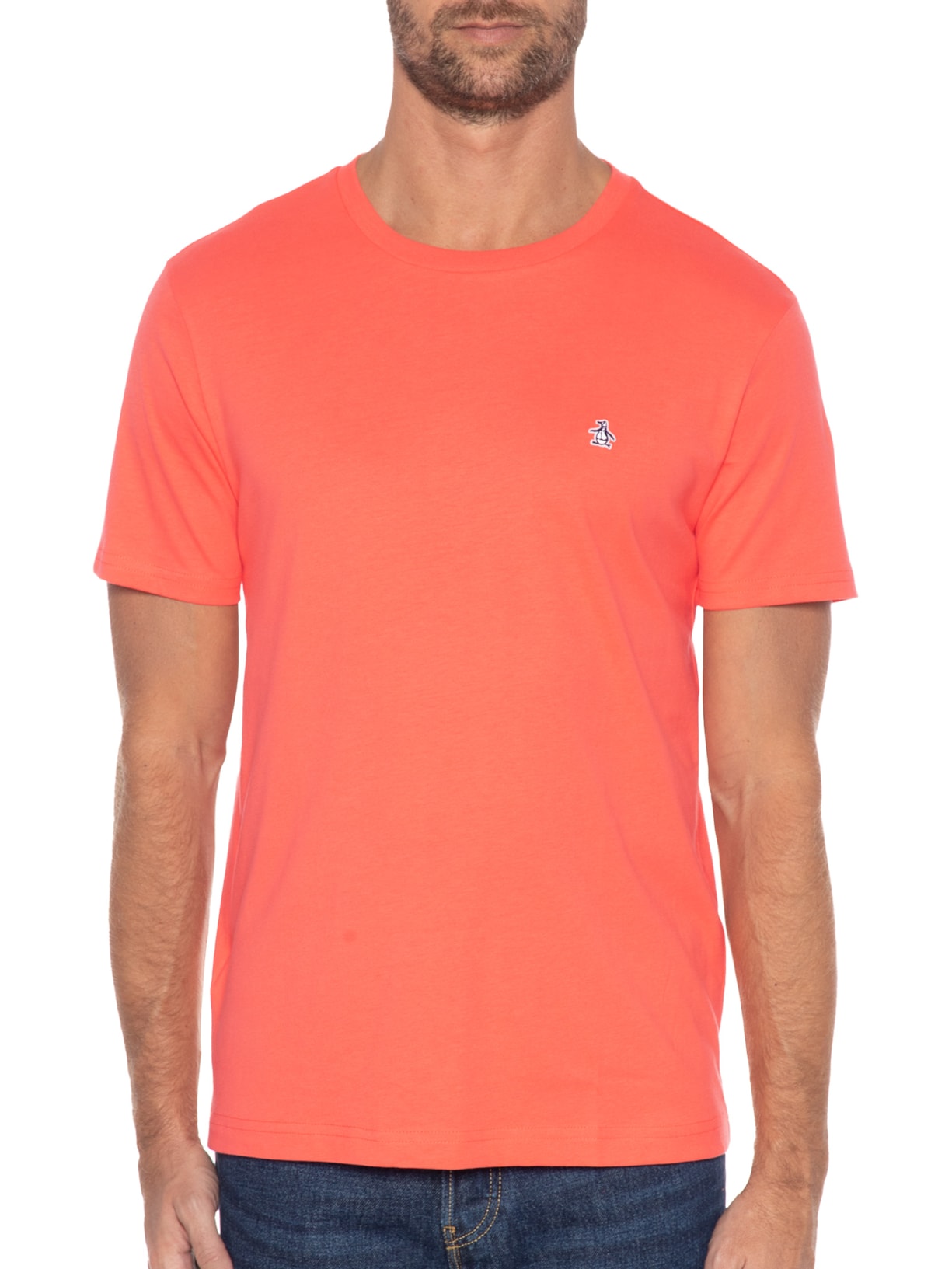 Camiseta Masculina Original Lisa Laranja Original Penguin