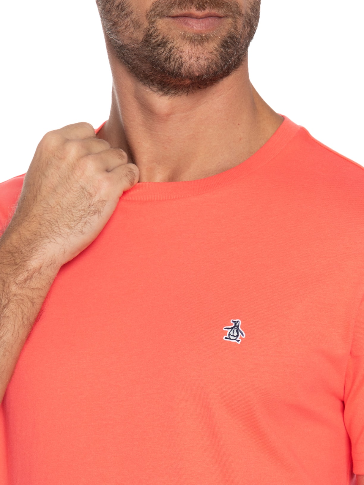 Camiseta Masculina Original Lisa Laranja Original Penguin