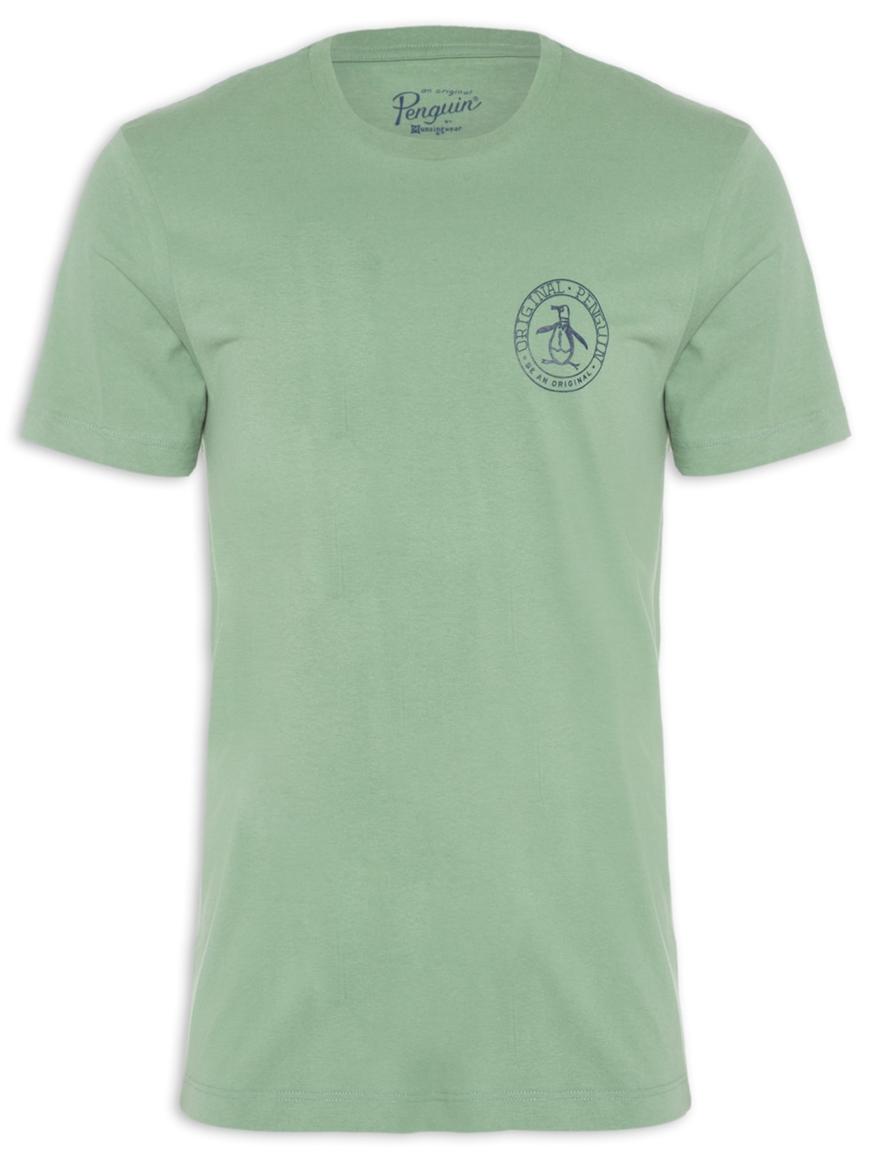 Camiseta Masculina Original logo Bordado Verde Original Penguin