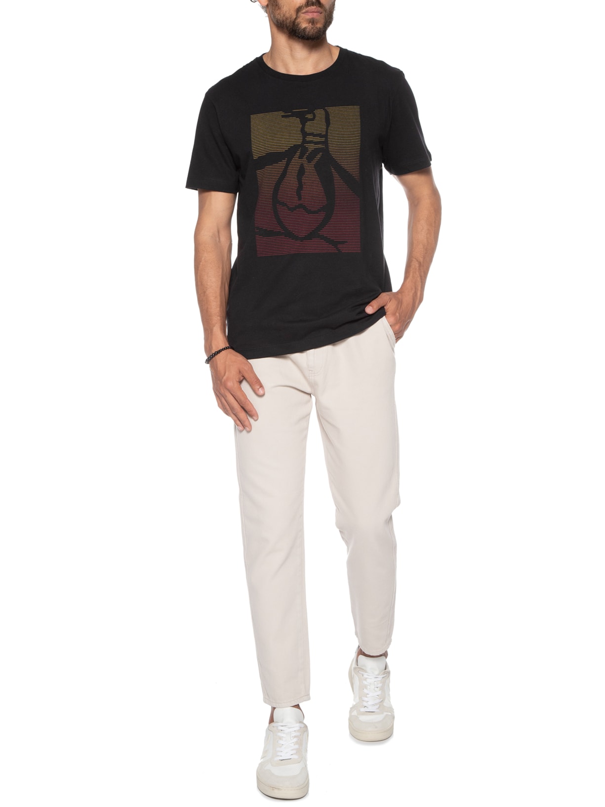 Camiseta Masculina Original Preto Original Penguin