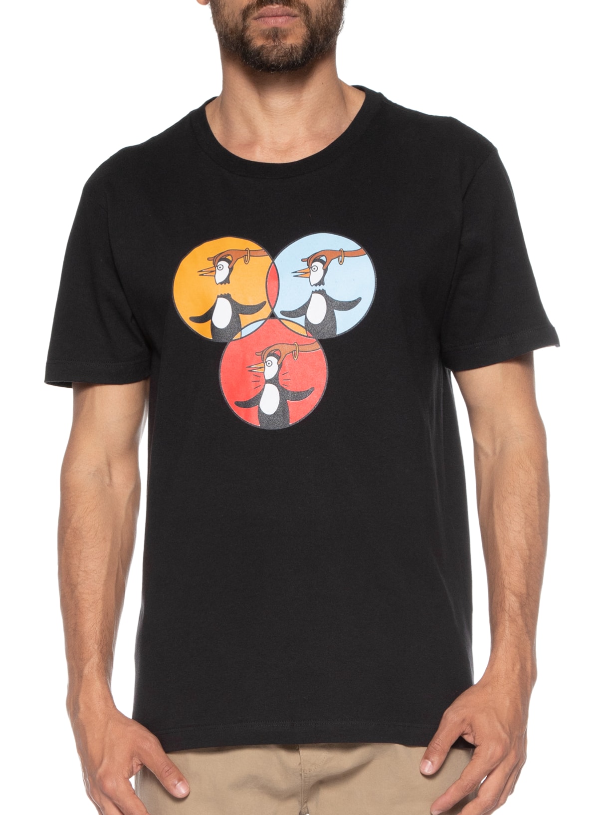 Camiseta Masculina Original Preto Original Penguin