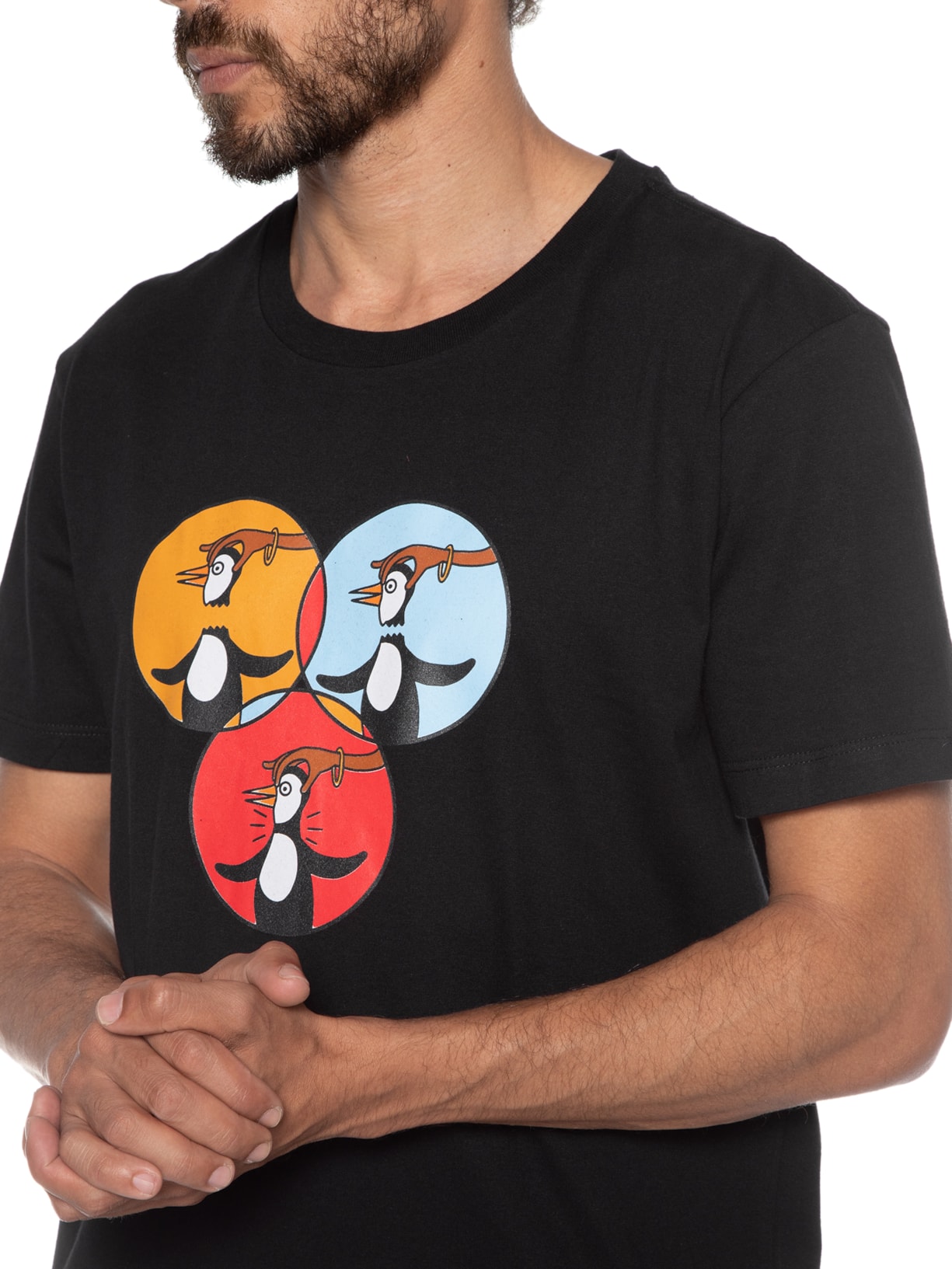 Camiseta Masculina Original Preto Original Penguin