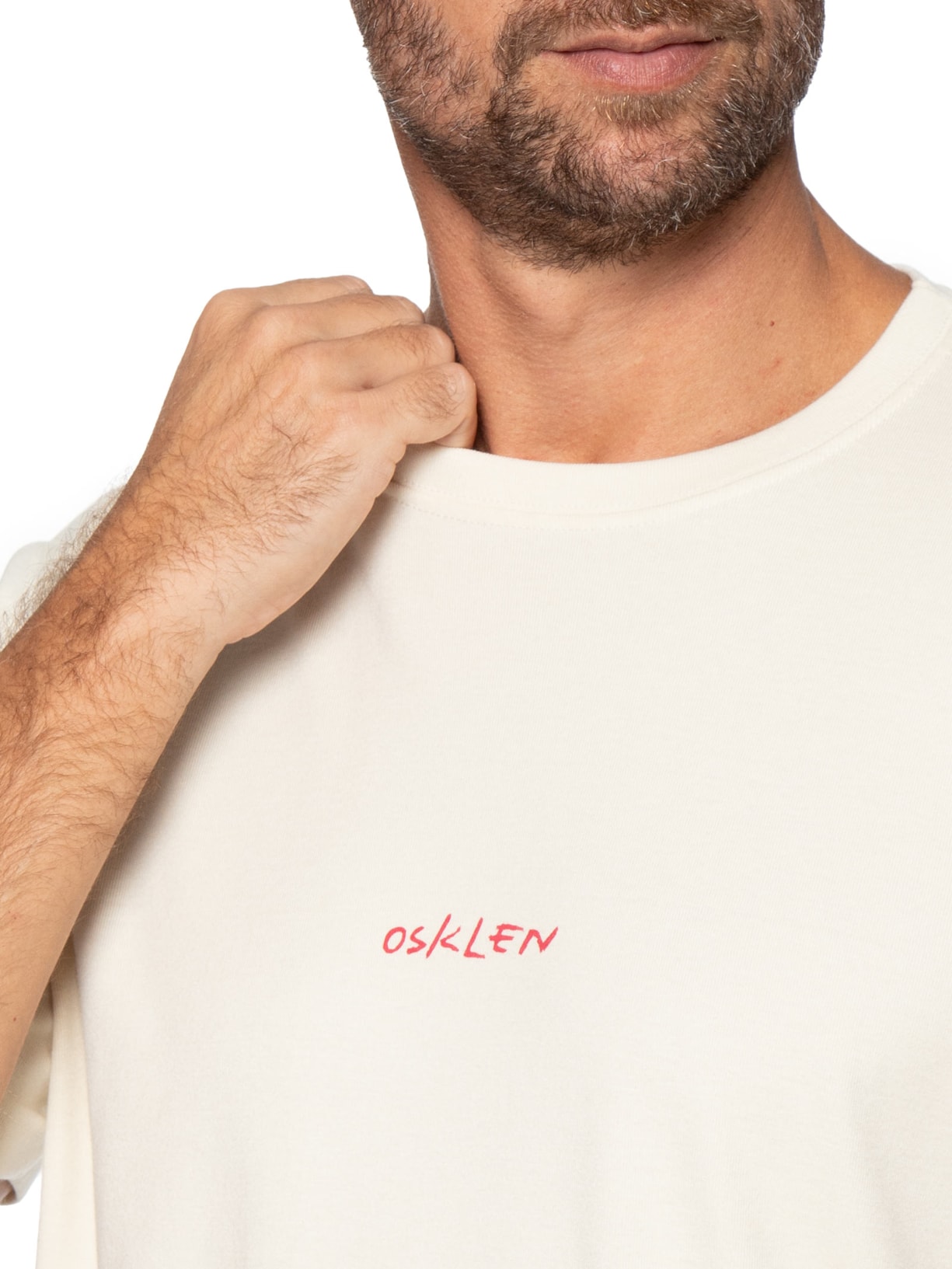 Camiseta Masculina Osklen Handmade Bege Osklen