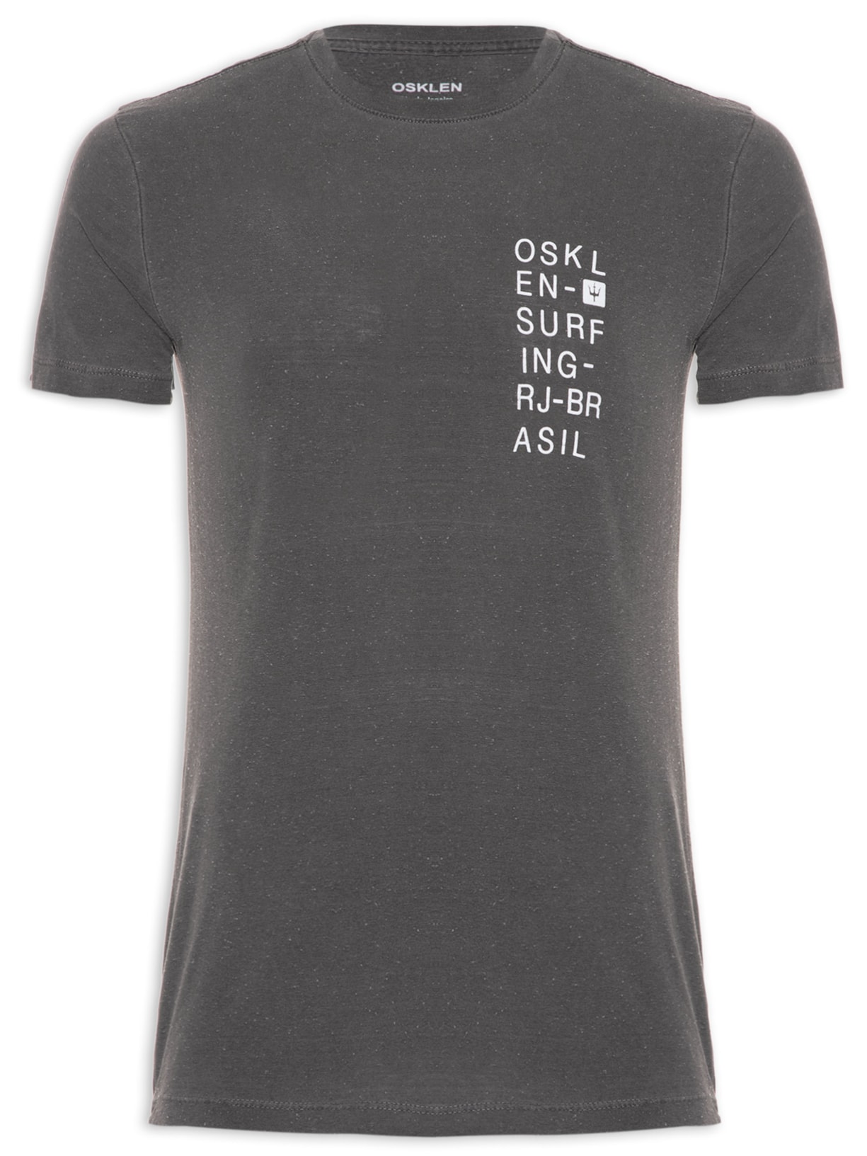 Camiseta Masculina Osklensurfing Rj - Cinza