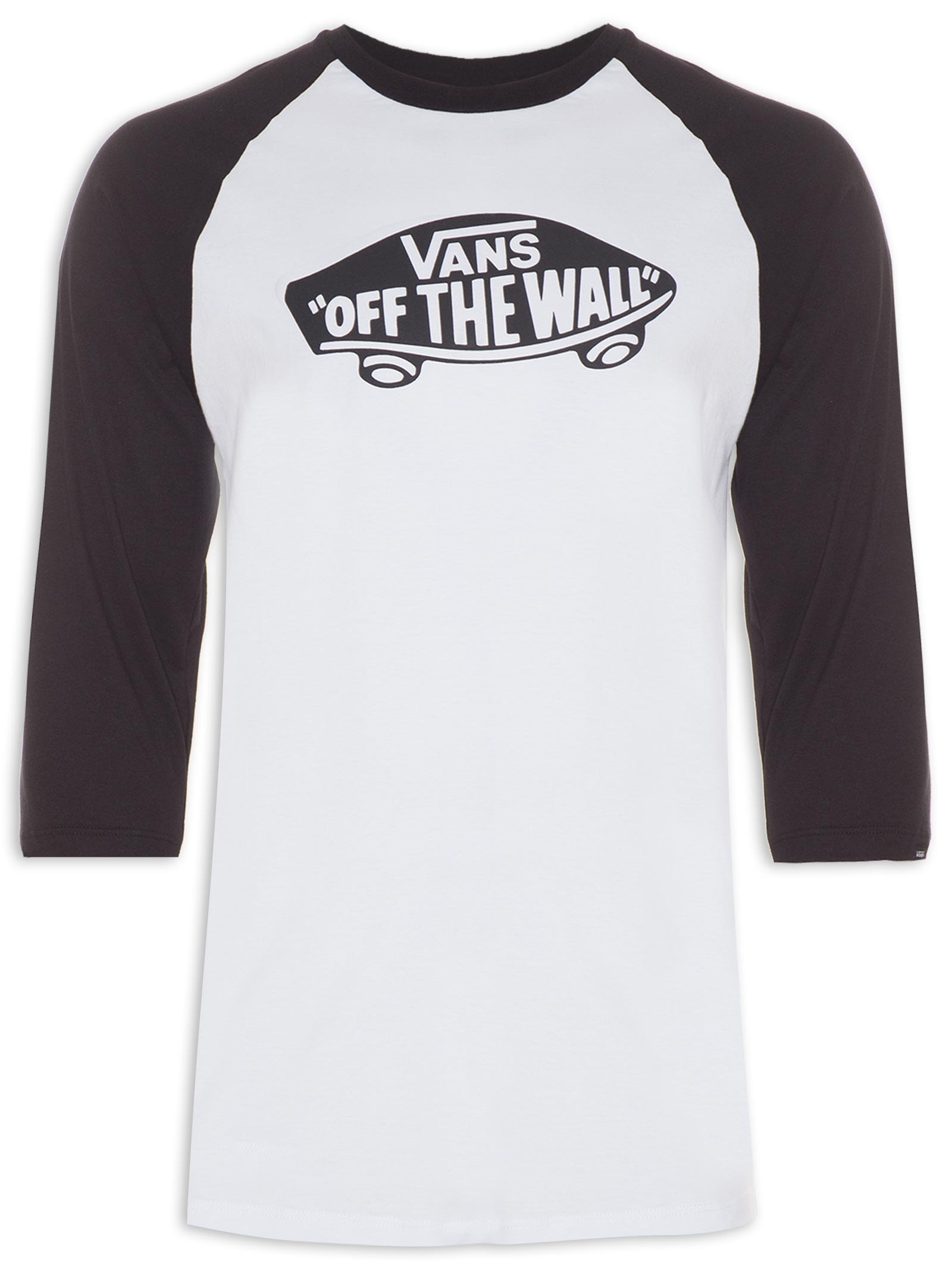 osolo Connection raglan tee【ACE(white)】S Camiseta Masculina Otw Raglan - Vans - Branco