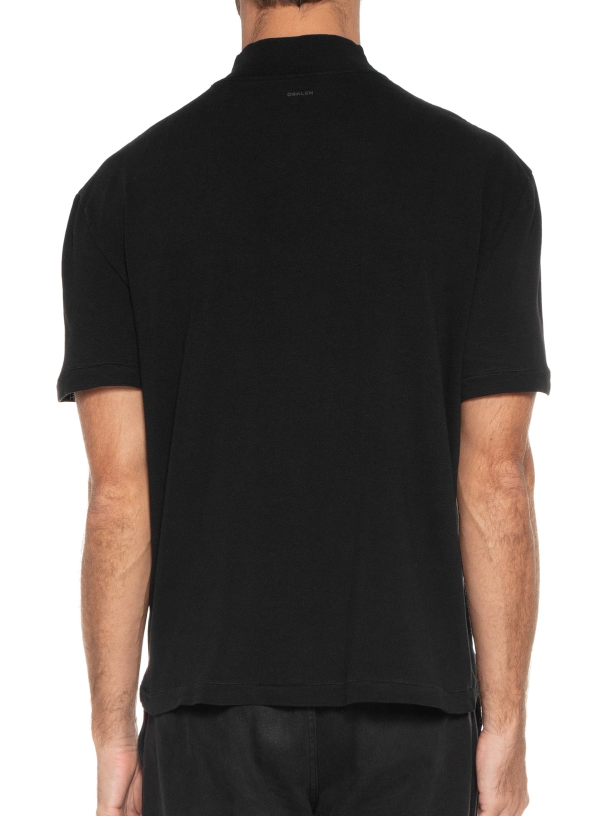 Camiseta Masculina Over Gola Alta Preto Osklen