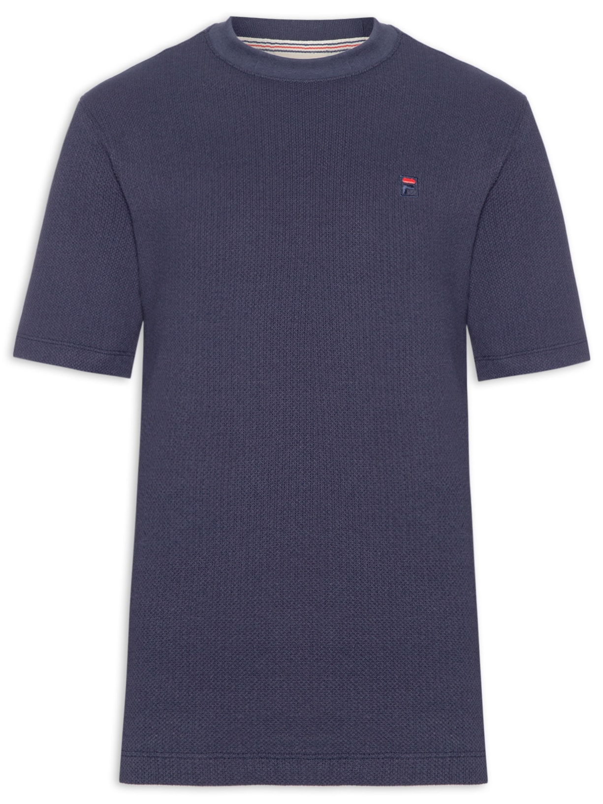 Camiseta Masculina Over Knit Azul Fila