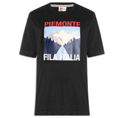 Camiseta Masculina Over Piemonte - Preto