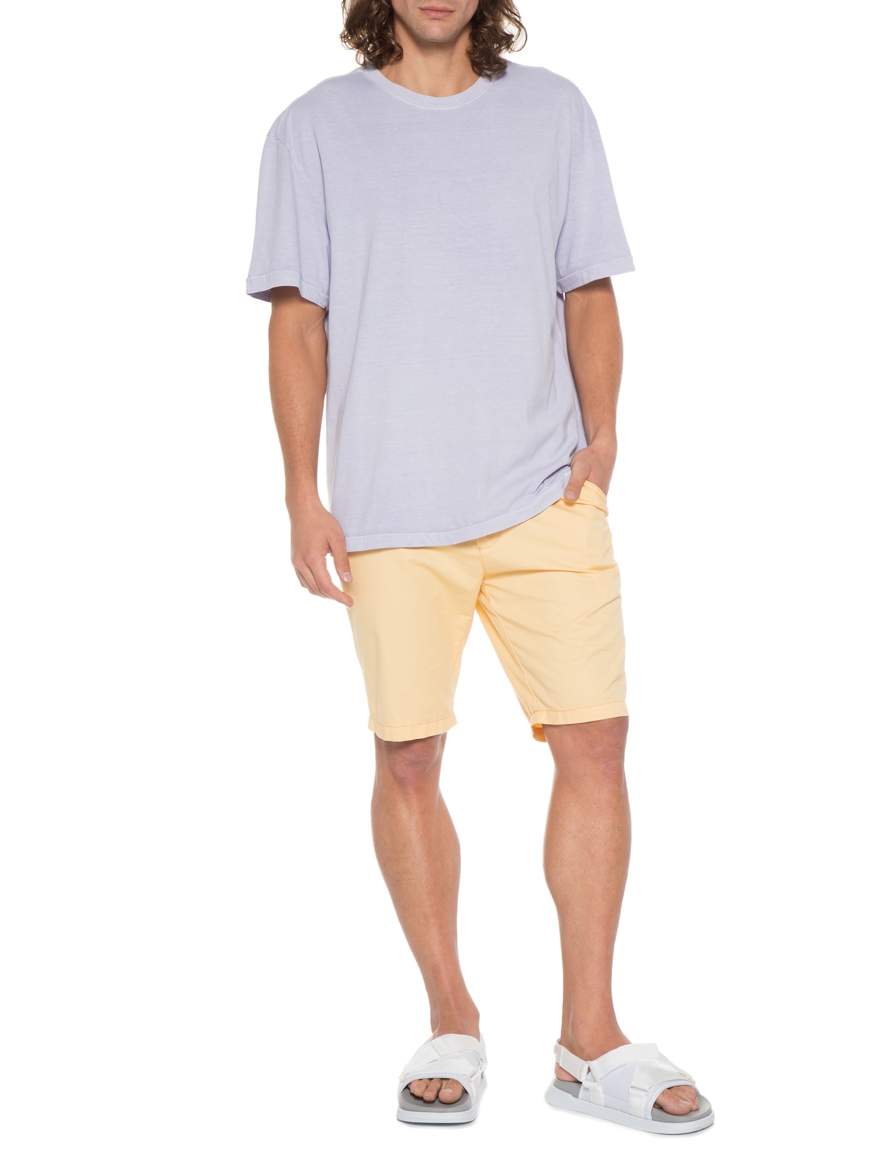 Camiseta Masculina Over Stone Eco Lilás Osklen