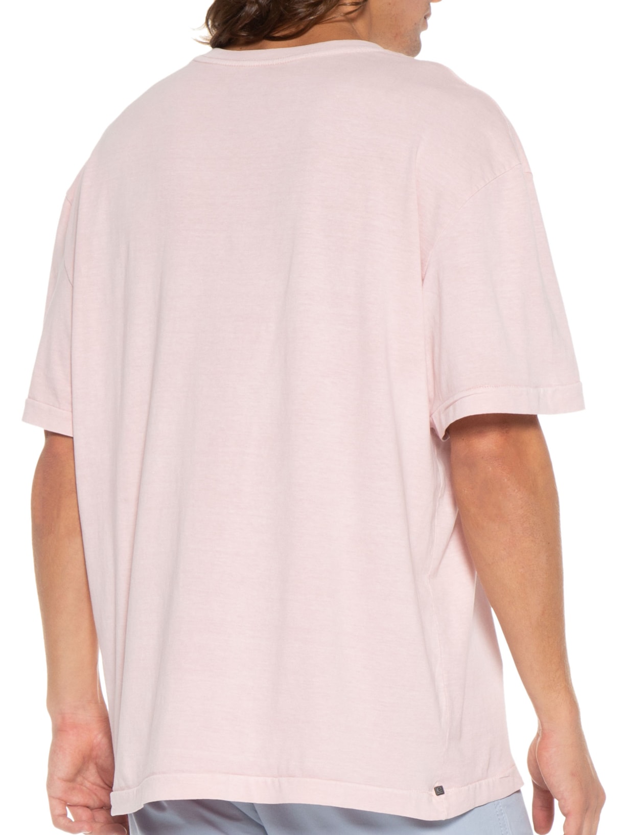 Camiseta Masculina Over Stone Eco Rosa Osklen