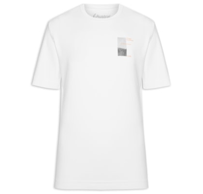 Camiseta Masculina Oversized Estampa Legend II - Branco