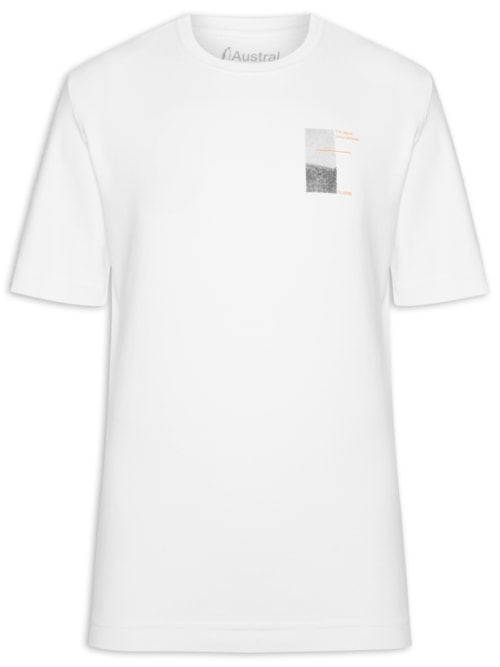 Camiseta Masculina Oversized Estampa Legend II - Branco