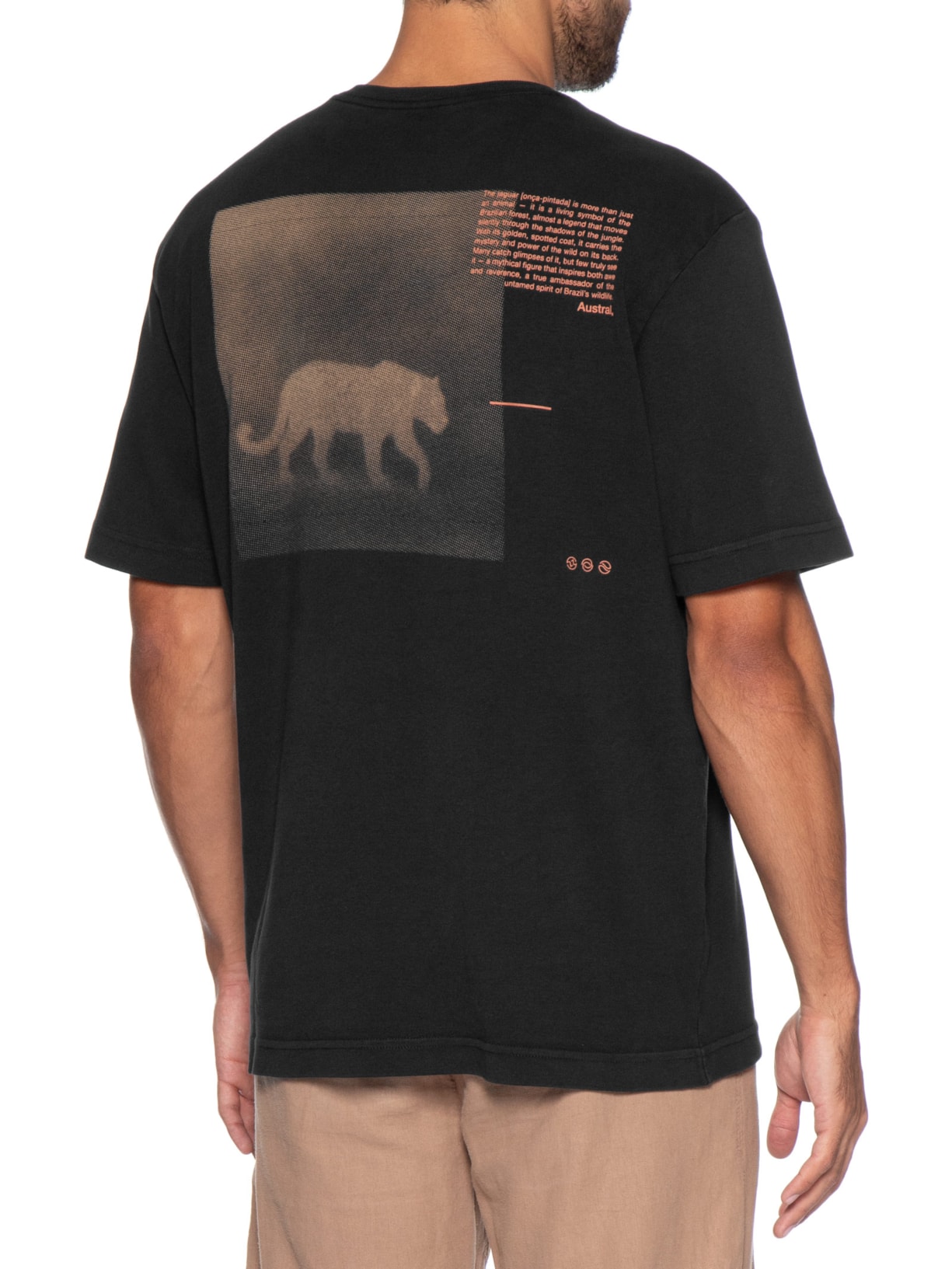 Camiseta Masculina Oversized Estampa Legend II Preto Austral