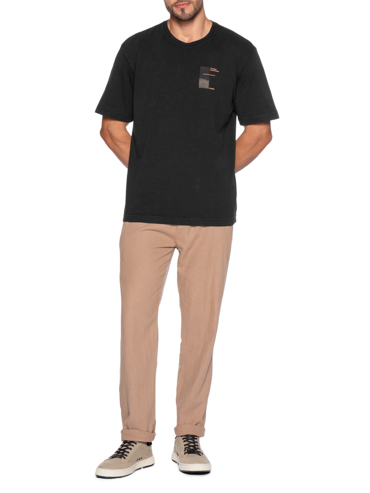 Camiseta Masculina Oversized Estampa Legend II Preto Austral