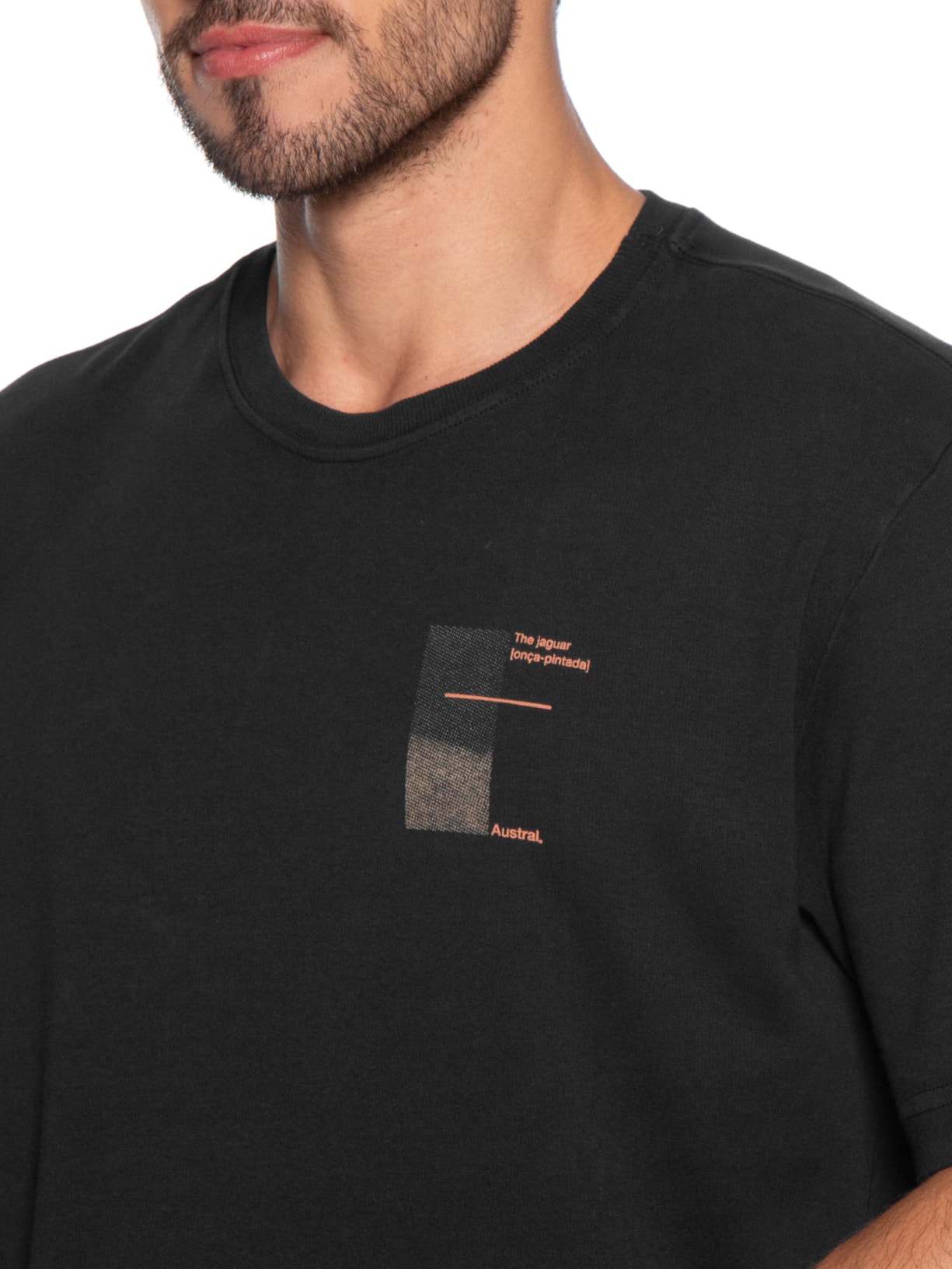 Camiseta Masculina Oversized Estampa Legend II Preto Austral