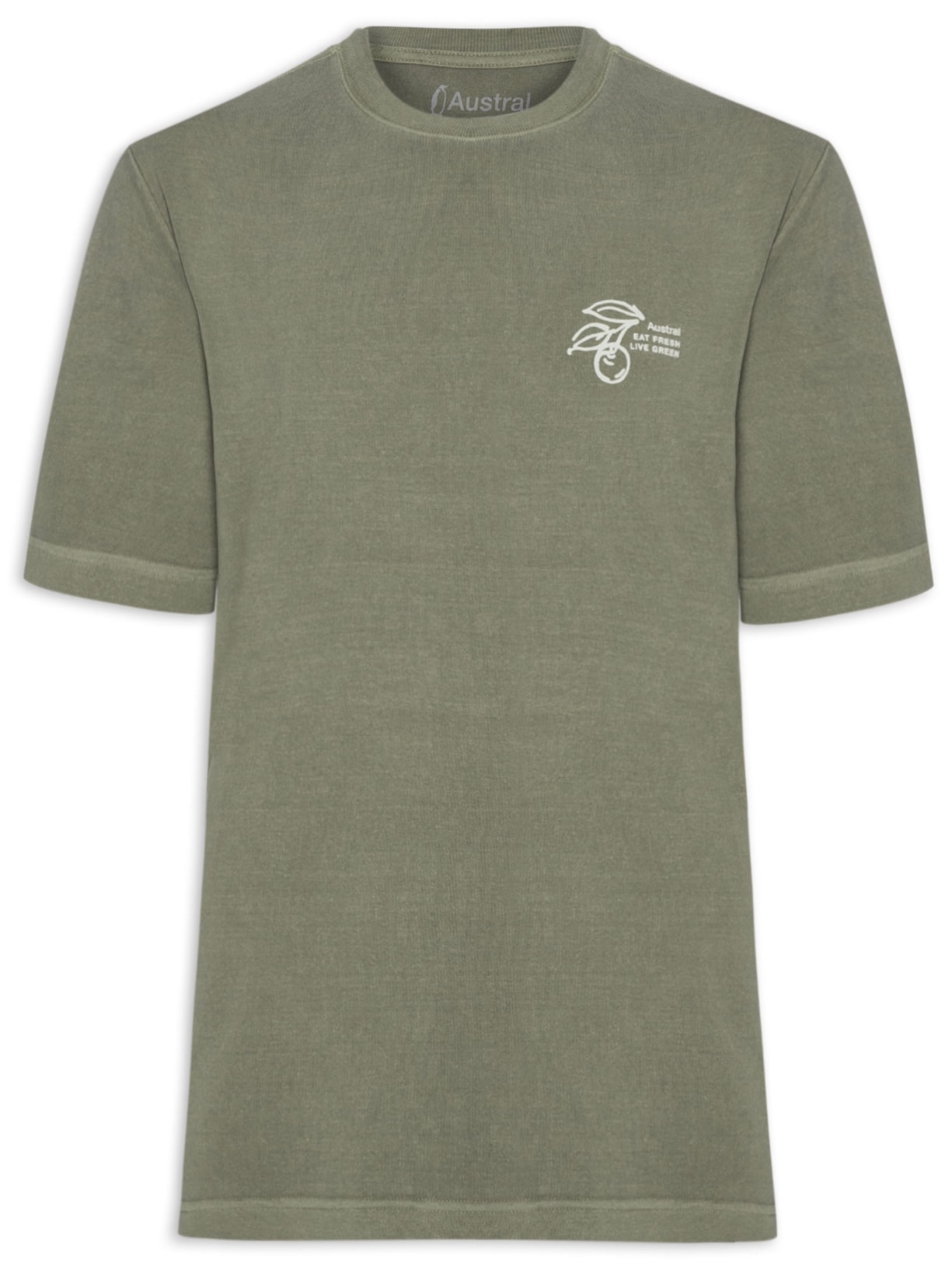 Camiseta Masculina Oversized Fresh - Verde