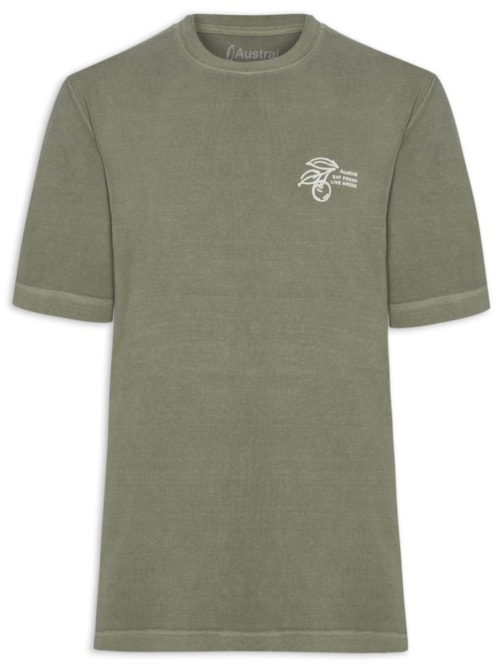 Camiseta Masculina Oversized Fresh - Verde