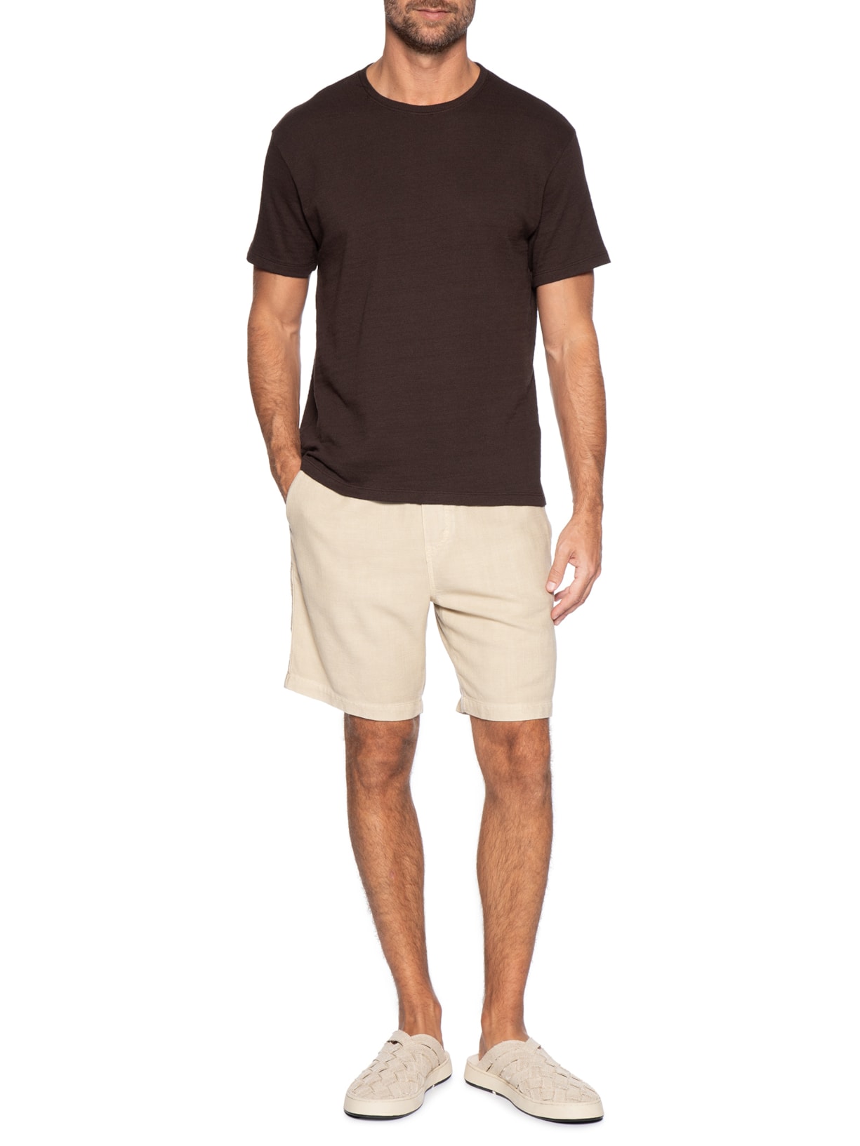 Camiseta Masculina Oversized Fuji Marrom Austral