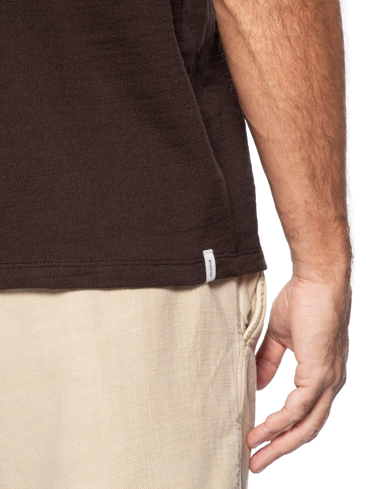 Camiseta Masculina Oversized Fuji Marrom Austral