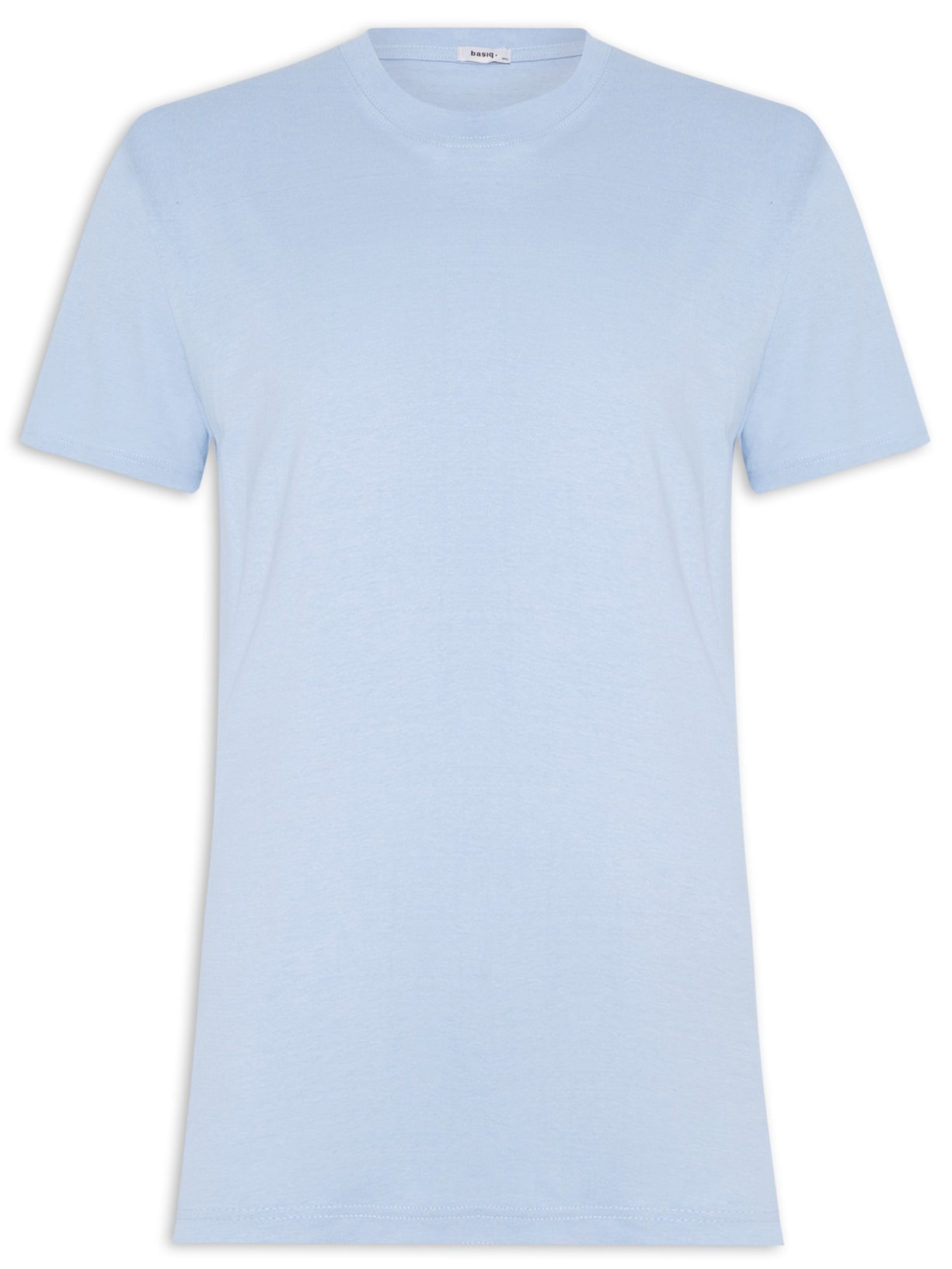 Camiseta Masculina Oversized Gola Redonda - Azul