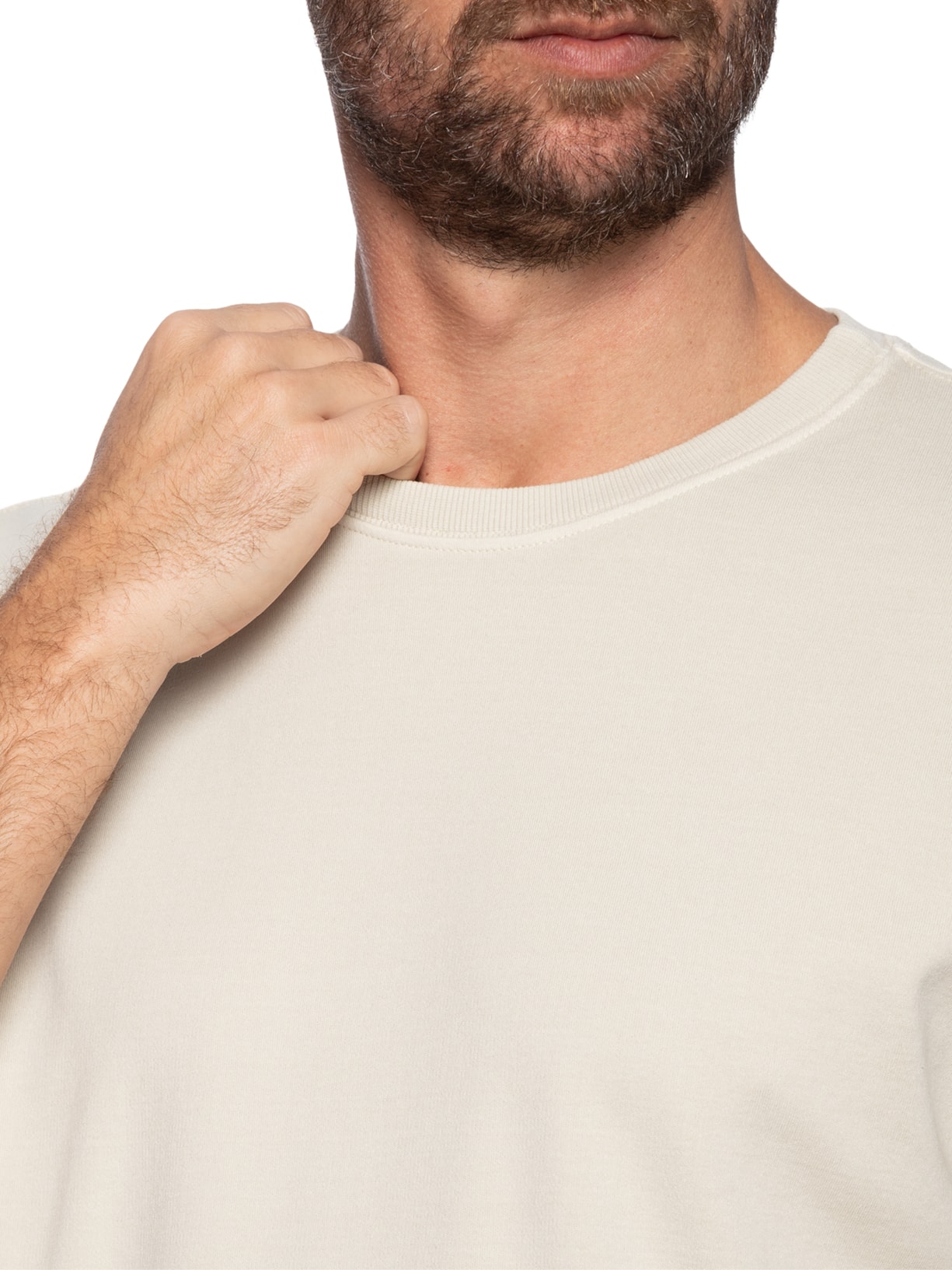 Camiseta Masculina Oversized Heavy Stone Bege Austral