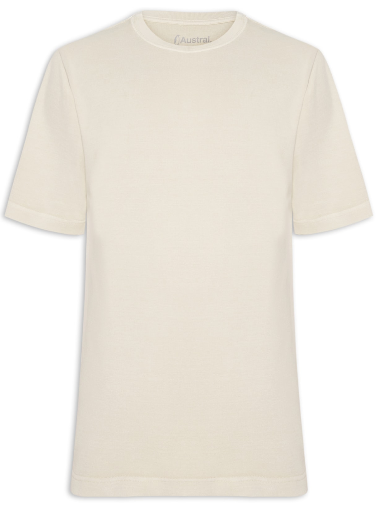 Camiseta Masculina Oversized Heavy Stone Bege Austral