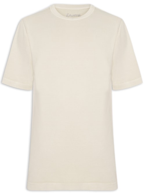 Camiseta Masculina Oversized Heavy Stone - Bege