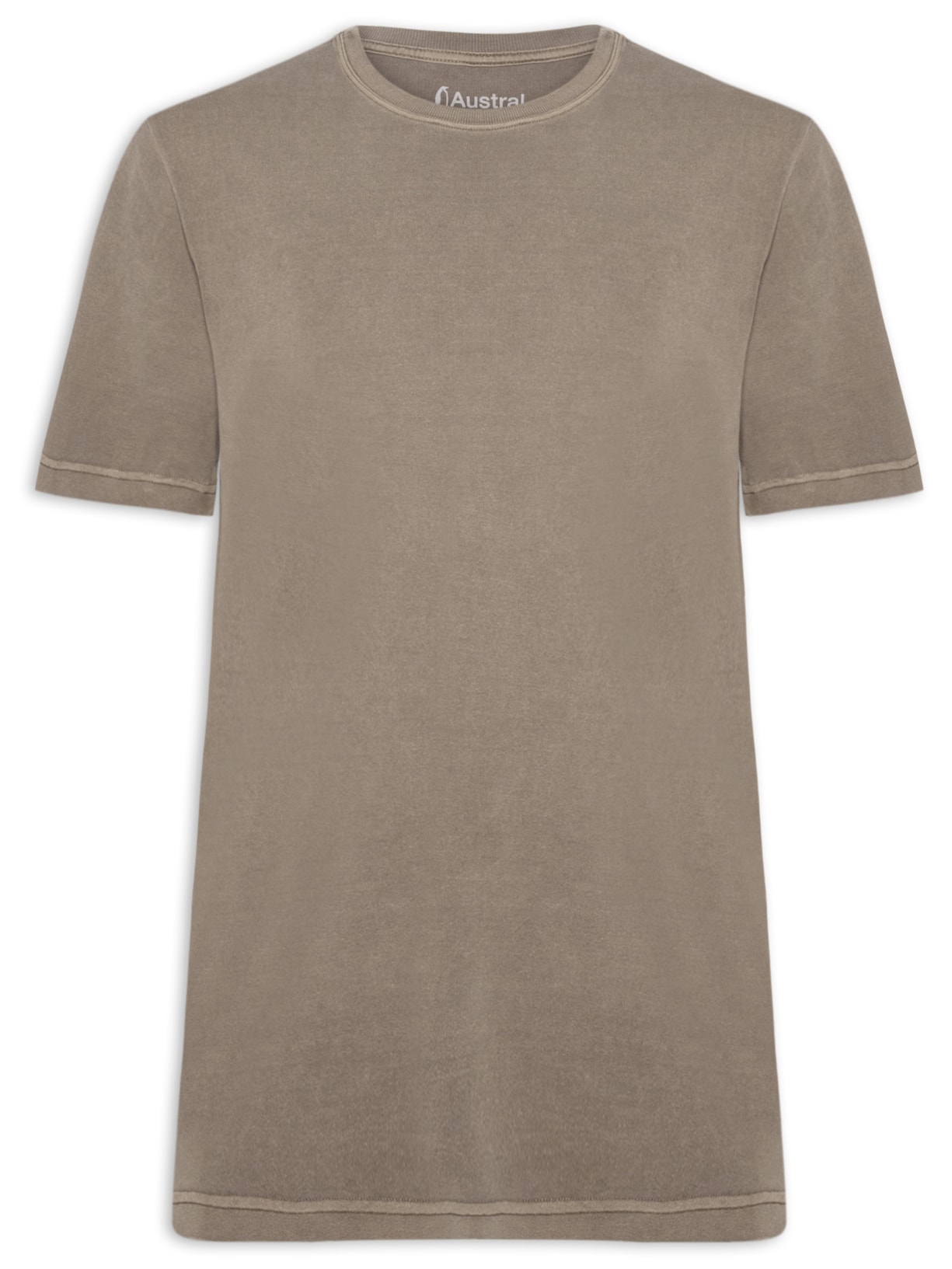 Camiseta Masculina Oversized Heavy Stone Marrom Austral