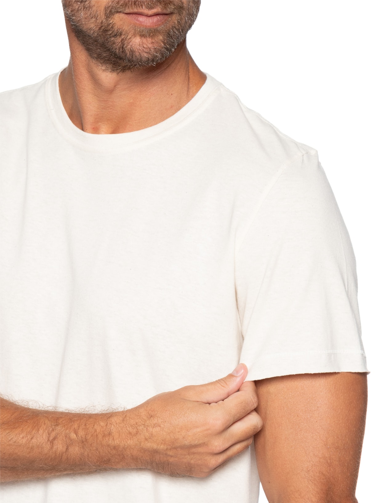 Camiseta Masculina Oversized Hemp Sumatra Branco Austral