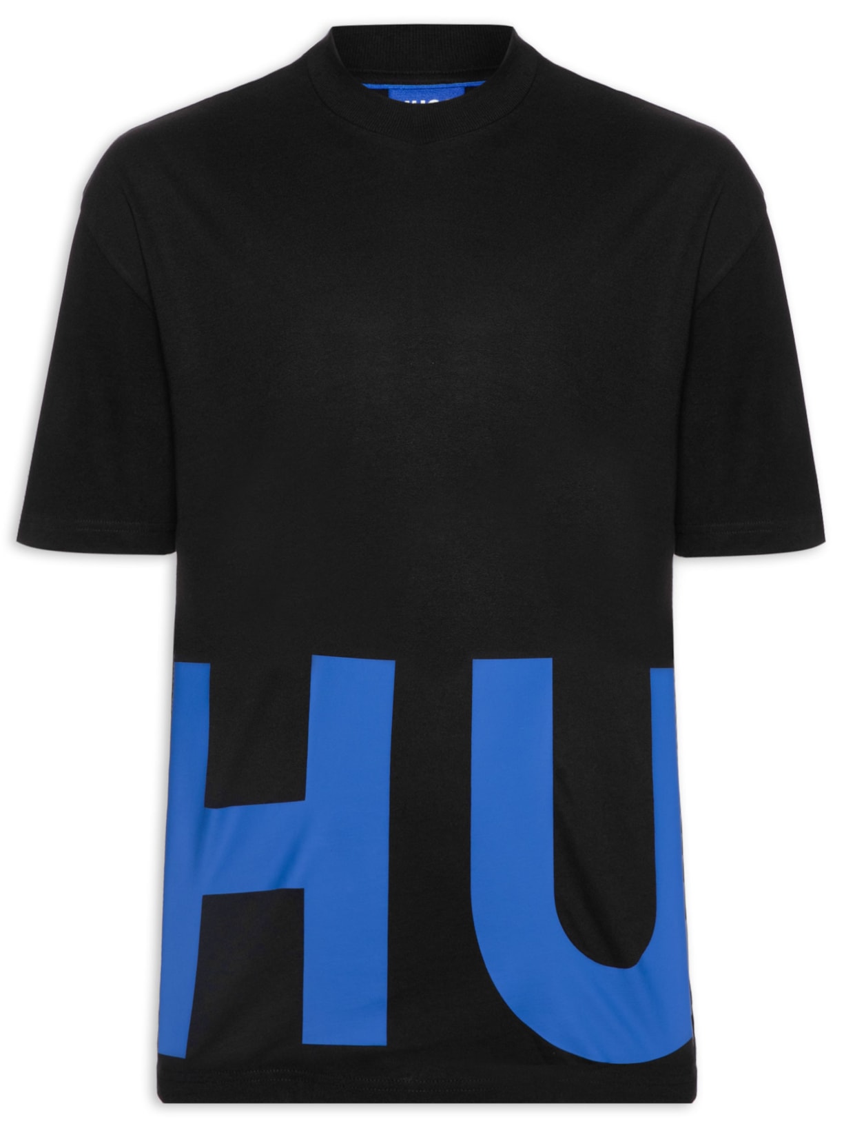 Camiseta Masculina Oversized Large Nannavaro Preto Hugo